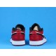 Air Jordan 1 Low Black Toe 553558-116 Rouge Noir Blanc