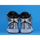 Air Jordan 1 High Silver Toe CD0461-001 Noir Argent